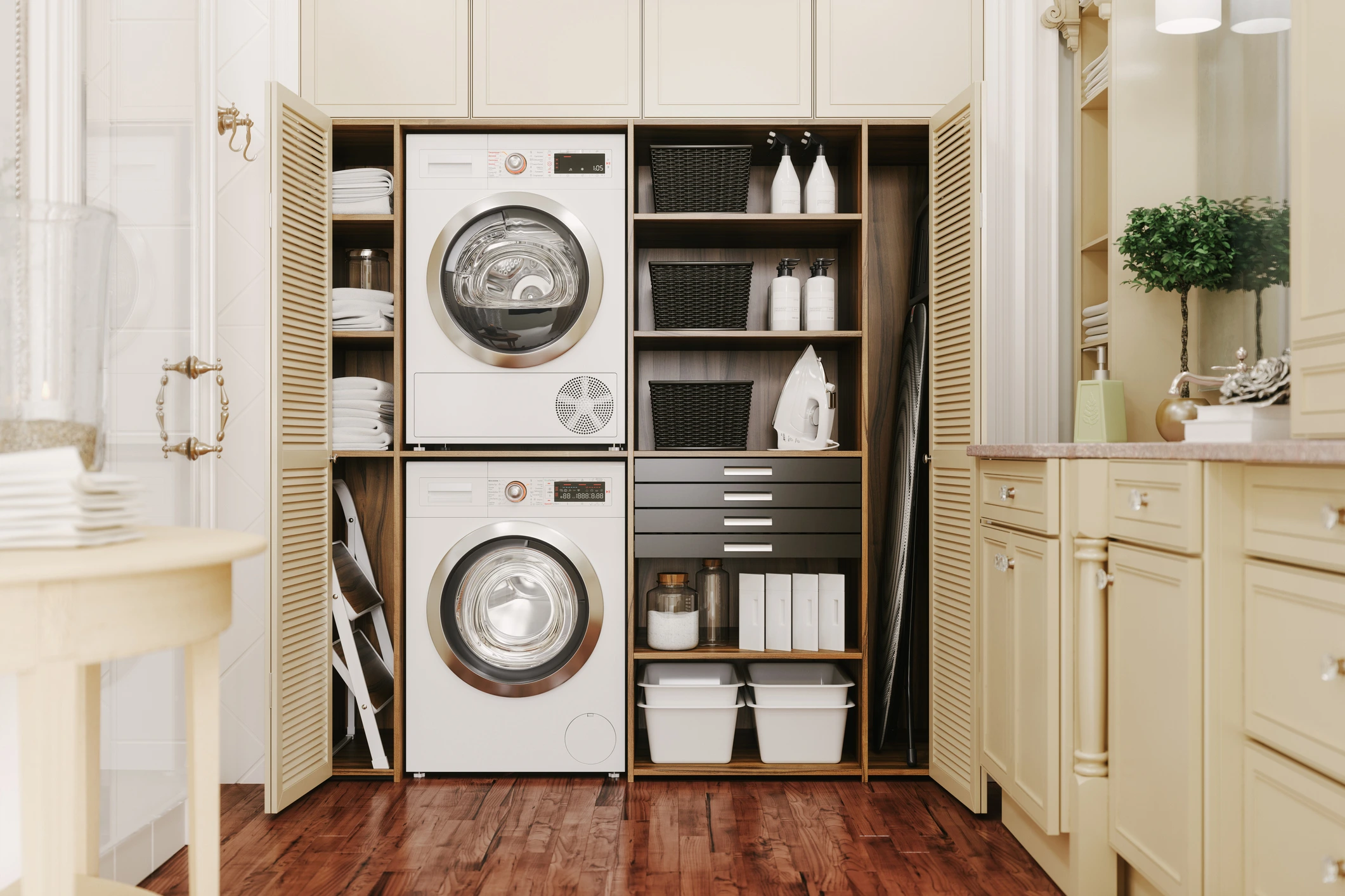 Máy Giặt Sấy Có Thể Xếp Chồng Lên Nhau Máy Giặt Sấy Có Thể Xếp Chồng Lên Nhau