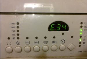 Lỗi E34 Trên Máy Giặt Electrolux