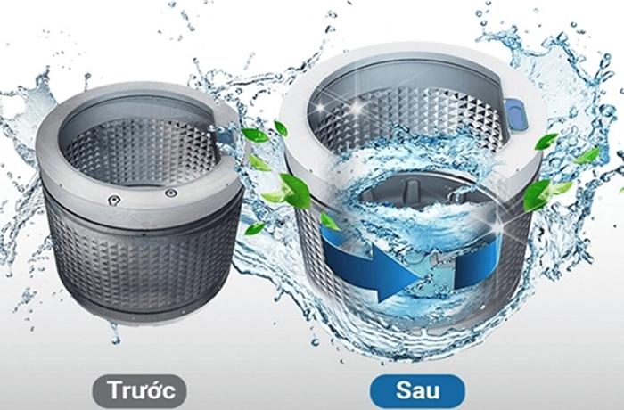Để Đảm Bảo Máy Được Sạch Hoàn Toàn, Hãy Để Mức Nước Cao Nhất Và Cũng Như Tình Trạng Nước Nóng, Lạnh Cho Phù Hợp.
