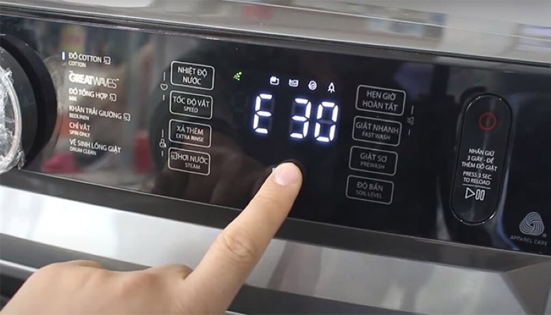 Lỗi E30 Máy Giặt Electrolux Là Bị Gì? Lỗi E30 Máy Giặt Electrolux Là Bị Gì?