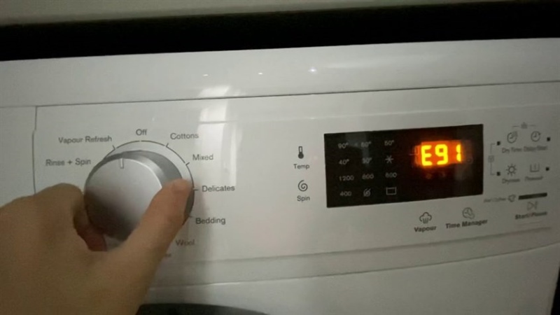 Máy Giặt Electrolux Báo Lỗi E91 Nghĩa Là Gì? Máy Giặt Electrolux Báo Lỗi E91 Nghĩa Là Gì?