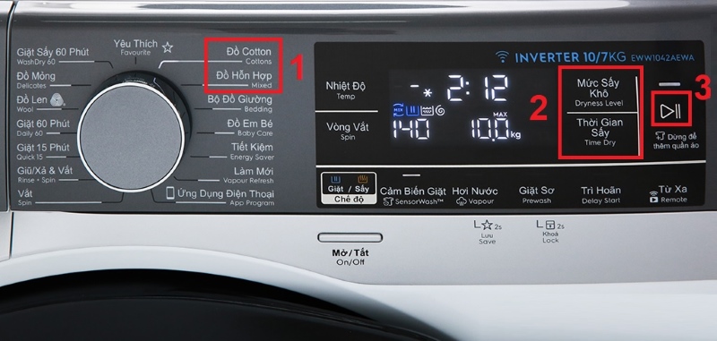 Sử Dụng Chế Độ Sấy Máy Giặt Electrolux Thế Nào? Sử Dụng Chế Độ Sấy Máy Giặt Electrolux Thế Nào?