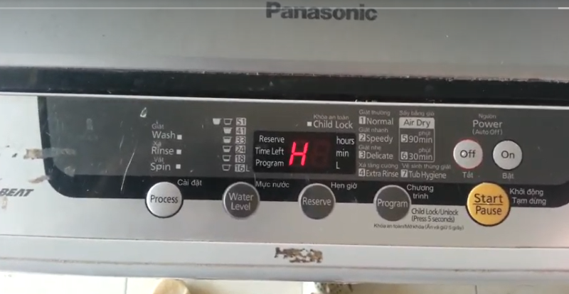 Máy Giặt Panasonic Báo Lỗi H01Lỗi Gì? Máy Giặt Panasonic Báo Lỗi H01Lỗi Gì?