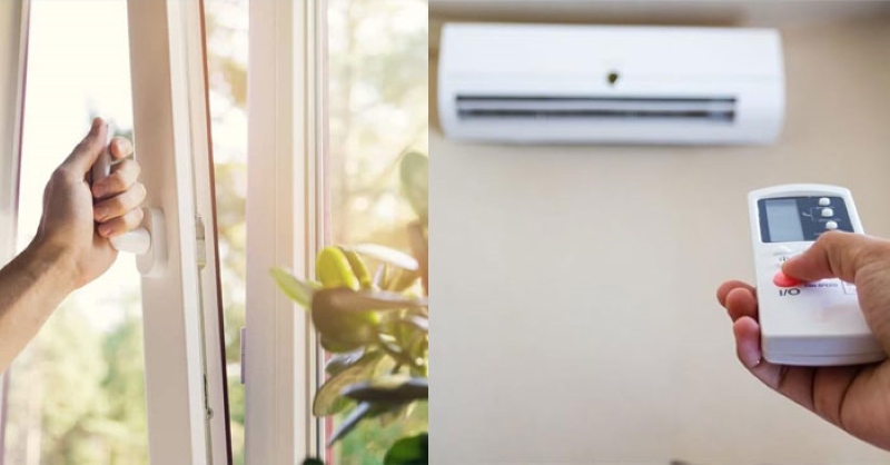 Mở Cửa Sổ, Cửa Kính Liên Tục Khi Sử Dụng Điều Hòa Mở Cửa Sổ, Cửa Kính Liên Tục Khi Sử Dụng Điều Hòa