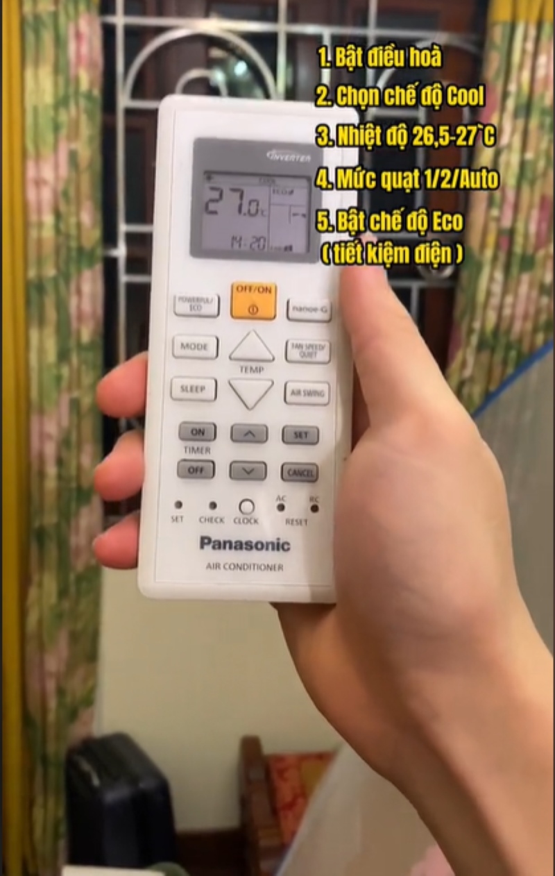 5 Bước Dùng Điều Hòa 4000Đ/Đêm
