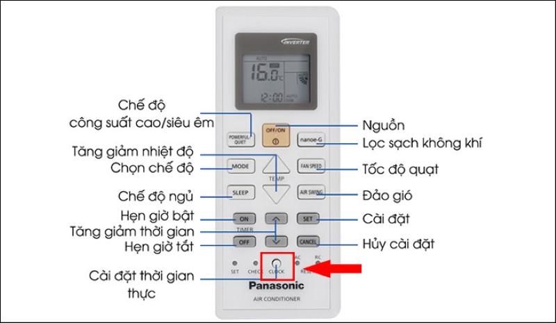Cách Thiết Lập Hẹn Giờ Trên Điều Hòa Panasonic Cách Thiết Lập Hẹn Giờ Trên Điều Hòa Panasonic