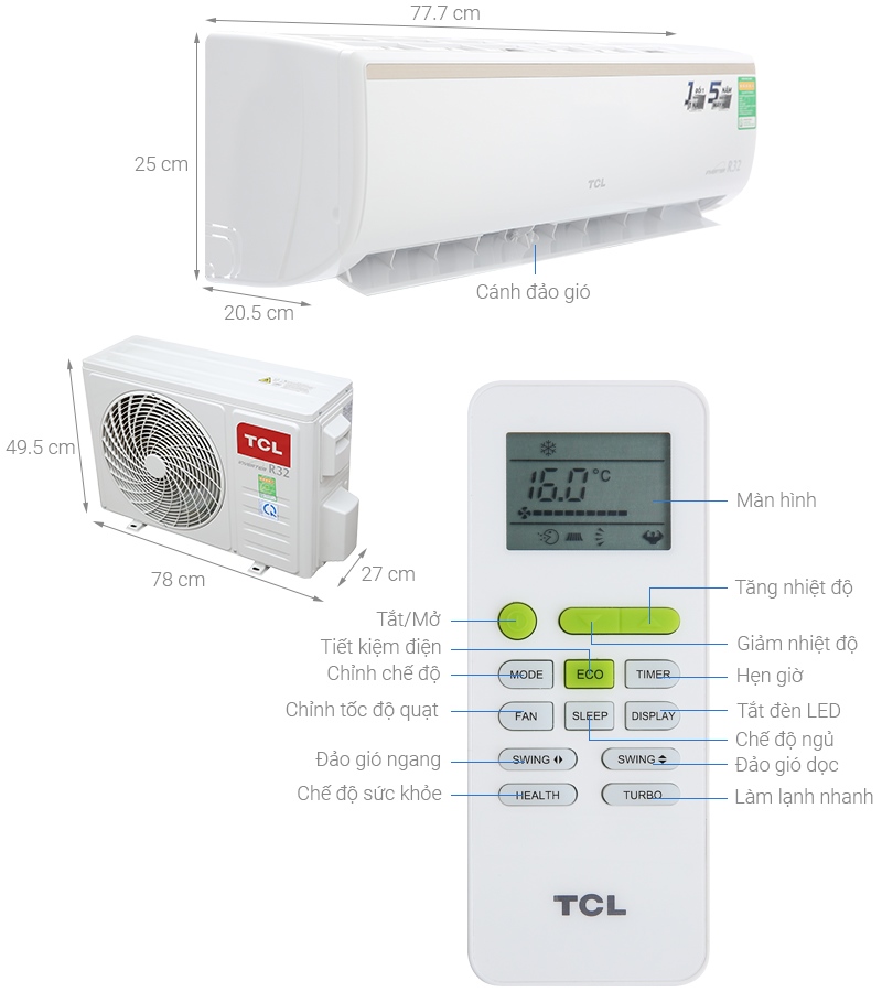 Remote Của Điều Hòa Máy Lạnh Tcl Không Có Nút Reset Remote Của Điều Hòa Máy Lạnh Tcl Không Có Nút Reset