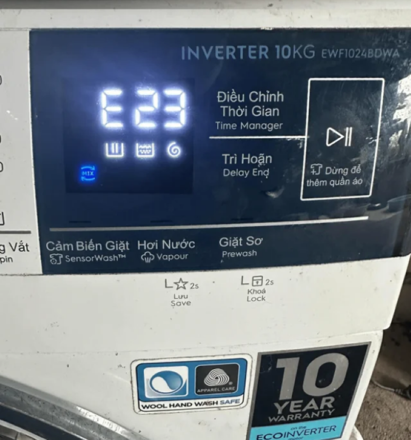Máy Giặt Electrolux Báo Lỗi E23 Máy Giặt Electrolux Báo Lỗi E23