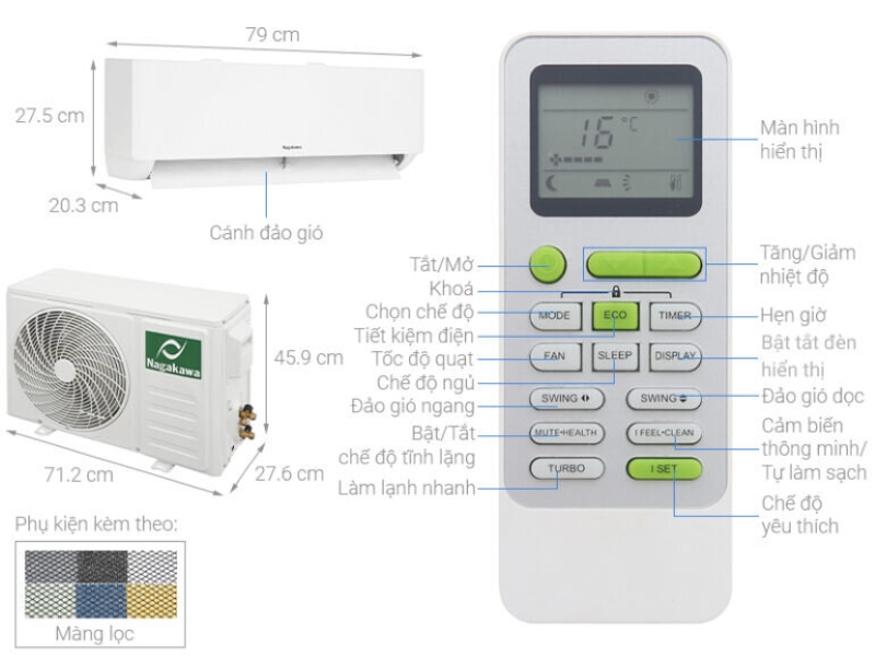 Chế Độ Eco Của Điều Hòa Nagakawa Chế Độ Eco Của Điều Hòa Nagakawa