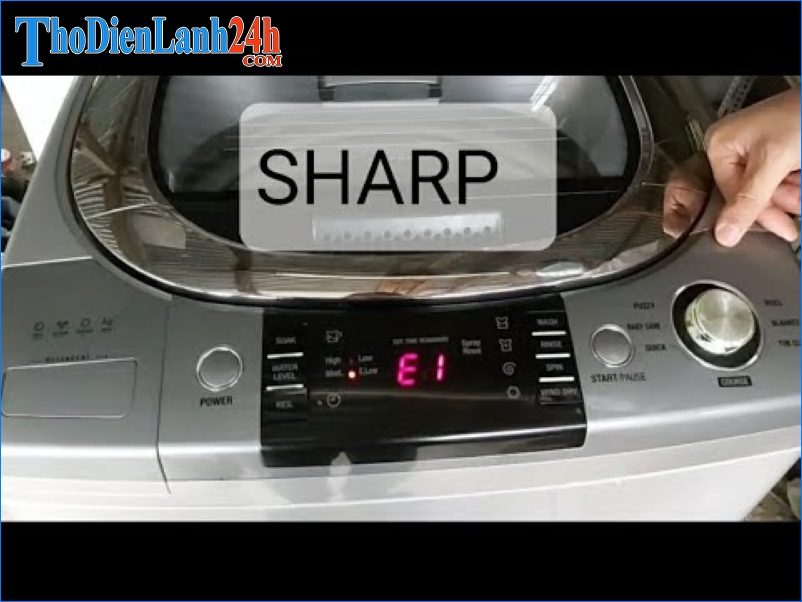 Lỗi E1 Máy Giặt Sharp Là Bị Gì? Lỗi E1 Máy Giặt Sharp Là Bị Gì?