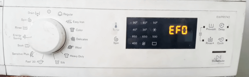 Lỗi Ef0 Máy Giặt Electrolux Là Lỗi Gì? Lỗi Ef0 Máy Giặt Electrolux Là Lỗi Gì?