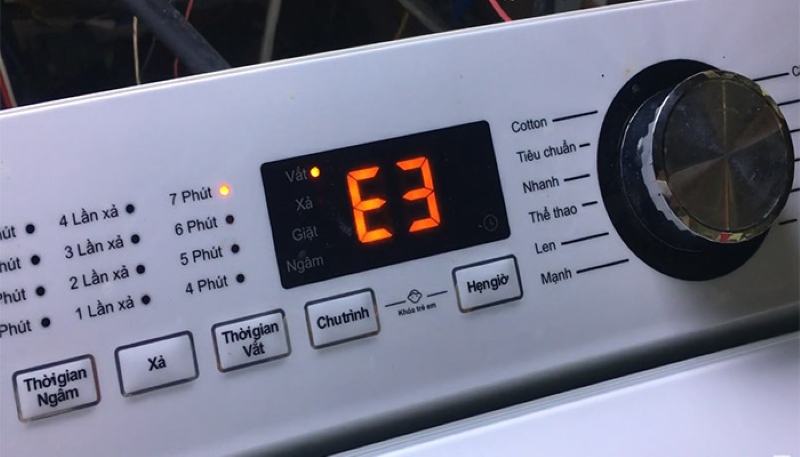 Lỗi E3 Máy Giặt Casper Là Lỗi Gì? Lỗi E3 Máy Giặt Casper Là Lỗi Gì?