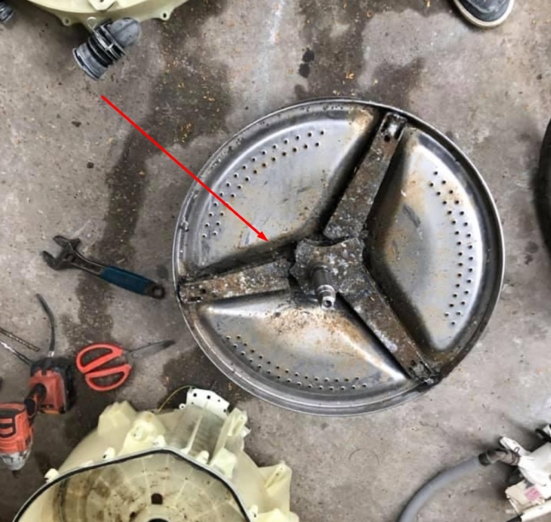 Trục Máy Giặt Bị Gãy Trục Máy Giặt Bị Gãy