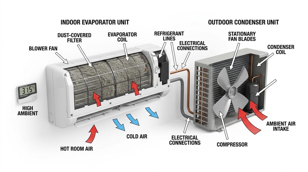 Tại Sao Điều Hòa Vẫn Chạy Nhưng Không Lạnh – 5 Kiểm Tra Nhanh, Ảnh Minh Họa Bởi Ai