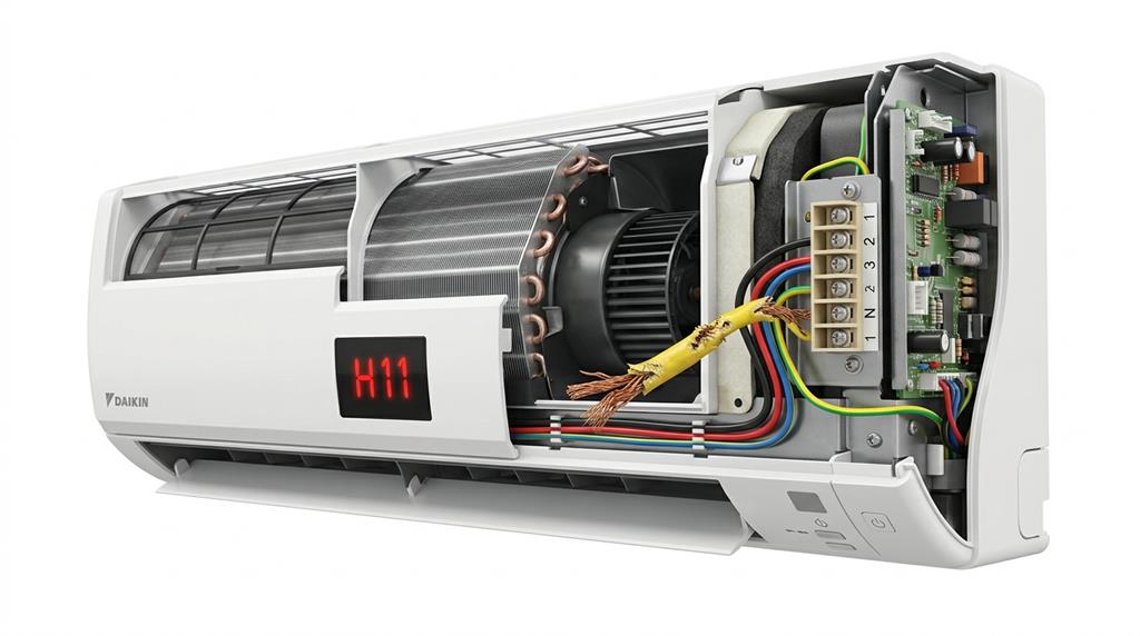 Daikin – Lỗi H11, Ảnh Ai Minh Họa