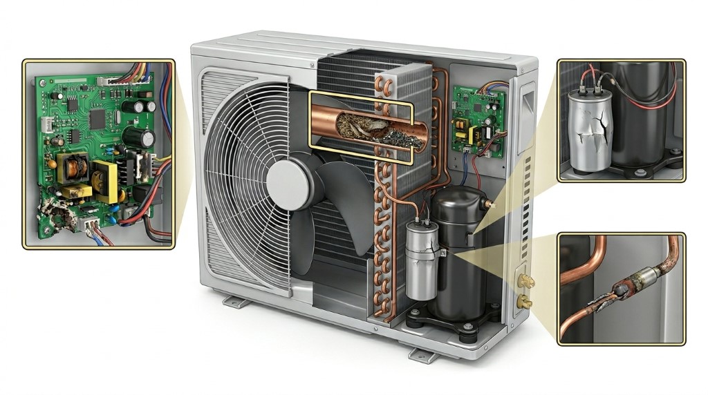 Các Lỗi Thường Gặp Trên Điều Hòa Panasonic, Daikin, Casper Và Cách Xử Lý, Ảnh Ai3D