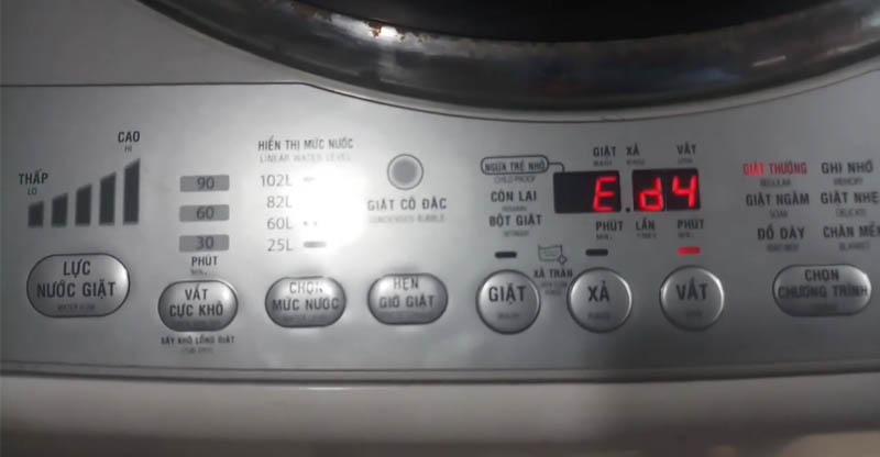 Lỗi Ed4 Máy Giặt Toshiba Là Lỗi Gì? Lỗi Ed4 Máy Giặt Toshiba Là Lỗi Gì?