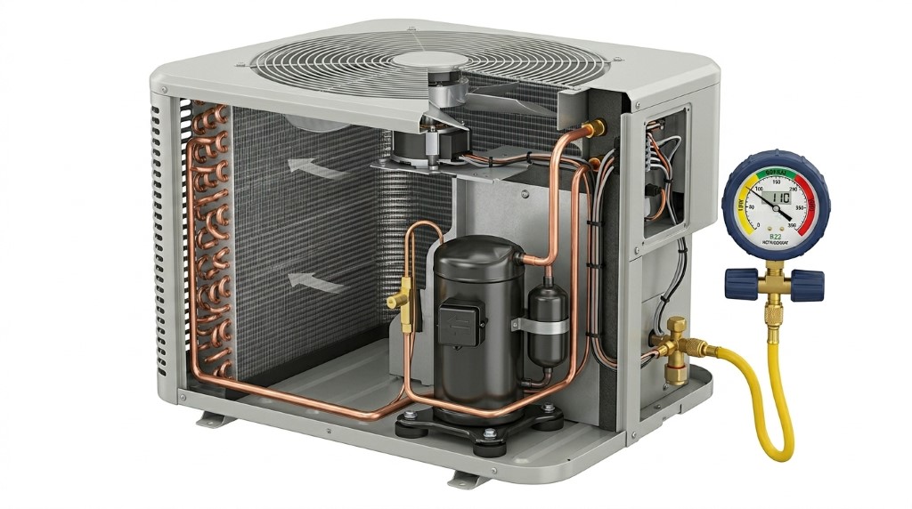Ảnh Block Cục Nóng Điều Hòa, Đo Gas, Ảnh Ai Minh Họa