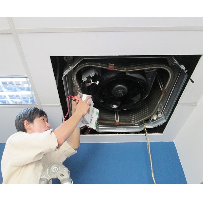 Quy Trình Sửa Chữa Điều Hòa Âm Trần