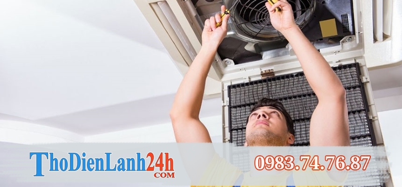 Quy Trình Sửa Chữa Điều Hòa Âm Trần