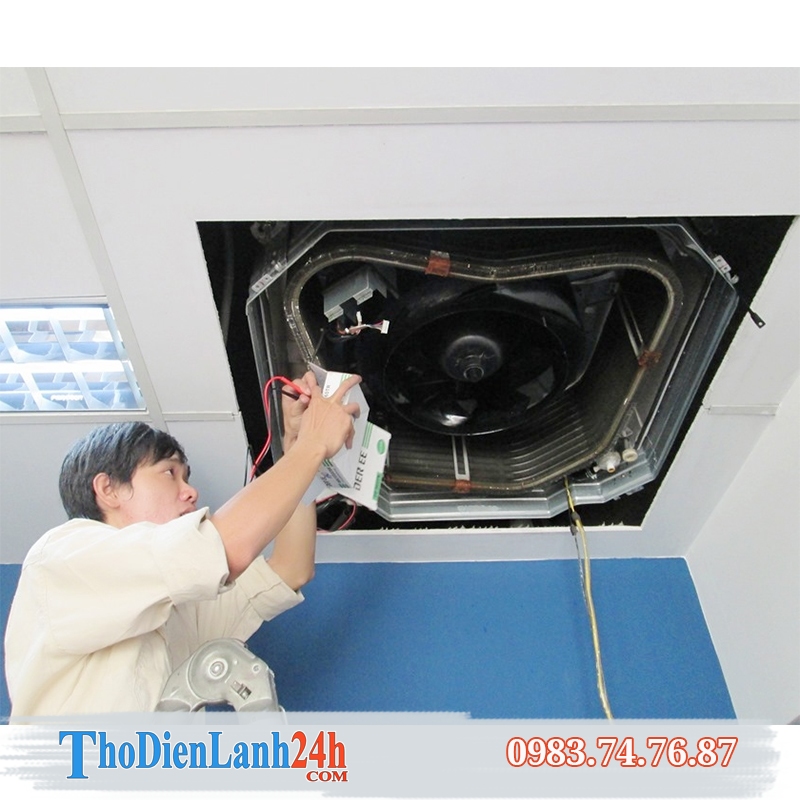 Quy Trình Sửa Chữa Điều Hòa Âm Trần Tại Thodienlanh24H