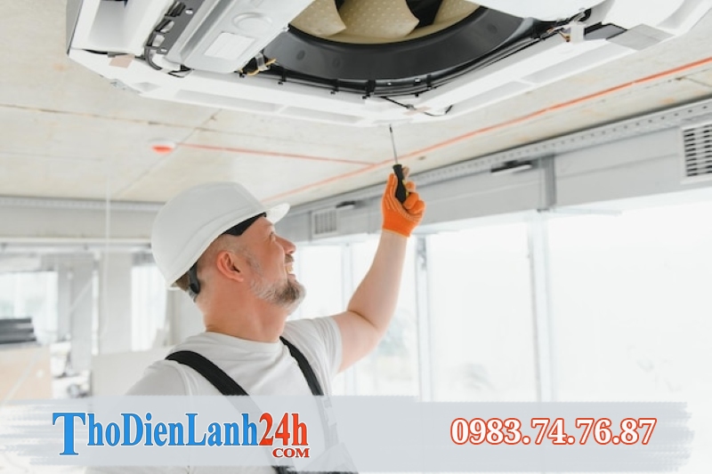 Quy Trình Sửa Chữa Điều Hòa Âm Trần Tại Thodienlanh24H