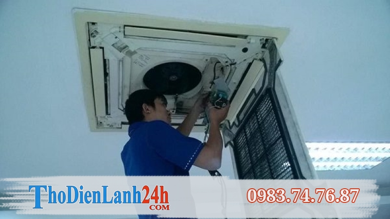 Quy Trình Vệ Sinh Điều Hòa Âm Trần Chuyên Nghiệp