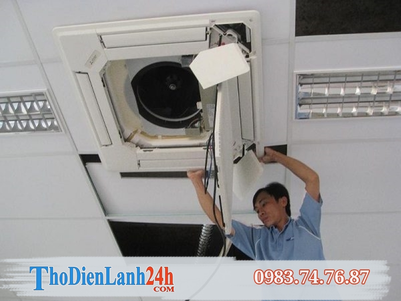 Quy Trình Vệ Sinh Điều Hòa Âm Trần