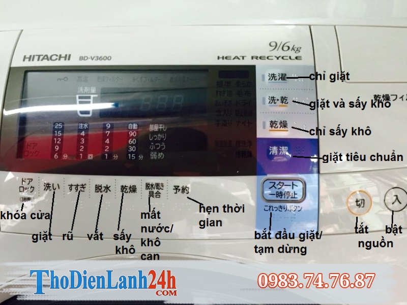 Dấu Hiệu Nhận Biết Máy Giặt Hitachi Cần Được Sửa Chữa