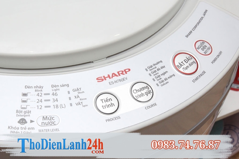 Quy Trình Sửa Máy Giặt Sharp Tại Thodienlanh24H