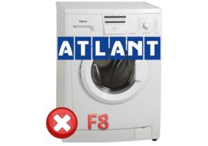 Atlant Lỗi Máy Giặt F8