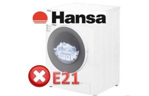 Lỗi E21 Trong Máy Giặt Hansa Lỗi E21 Trong Máy Giặt Hansa
