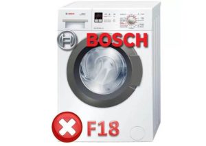 Lỗi F18 Trong Máy Giặt Bosch