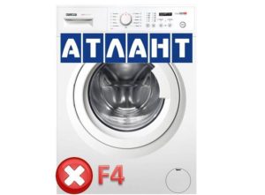 Lỗi F4 Trong Máy Giặt Atlant